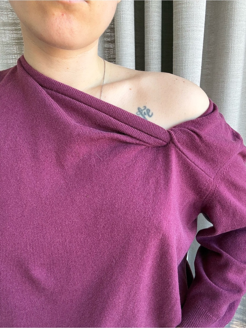 Jil Sander Plum Sweater
